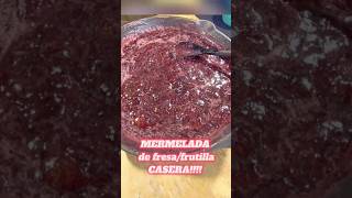 Mermelada de FRUTILLA fácil y casera DULCE de fresas casero [upl. by Klement]