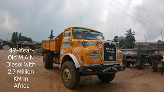 POV 49YearOld MAN Diesel Truck with 2700000 KM And Still Runs in Africa [upl. by Kovar617]