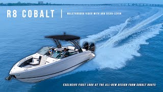 Cobalt R8 Outboard Exclusive First Look  BoatHouseH2ocom [upl. by Kinzer]