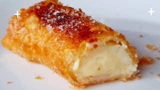 EL POSTRE MÁS RICO Y FÁCIL EN MINUTOS TERESITAS DE CREMA INCREÍBLES🤤 [upl. by Eidorb]