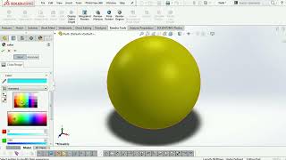 How to Use SolidWorks Revolved Boss Base Feature  Round Around Something [upl. by Hallie]