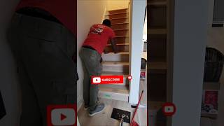 Vinyl Flooring Custom Stair Nosing Installation [upl. by Sheila]