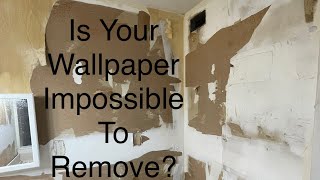 When Wallpaper Removal Becomes IMPOSSIBLE Do This  Spencer Colgan [upl. by Konyn]