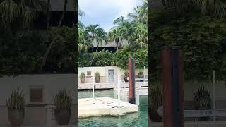 G Swiss passing rapper Diddy’s mansion in Miami Beach on a private boat ride [upl. by Roldan]