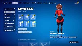 Fortnite MRS INCREDIBLE PARTY HIPS [upl. by Kelson]