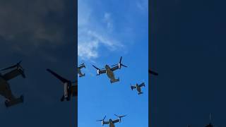 The best osprey flyover ever aircraft militaryvehicle aviation militaryaircraft military [upl. by Thurstan241]