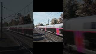 TGV Duplex 200 train tsw5 [upl. by Tterrag641]