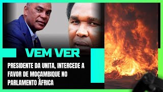 Adalberto Costa Júnior a favor de Moçambique no Parlamento África [upl. by Llehsad]