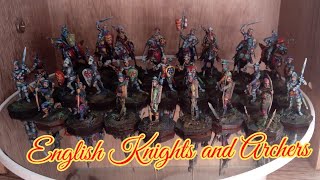 76 complete English Knights and Archers Italeri 172 [upl. by Vonny578]