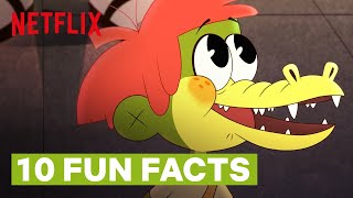 Top 10 Fun Facts About Arlo the Alligator Boy  Netflix After School [upl. by Aimil]