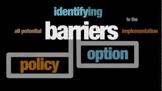 17  Identifying and Addressing Barriers to Implementing Policy Options [upl. by Eyaf579]