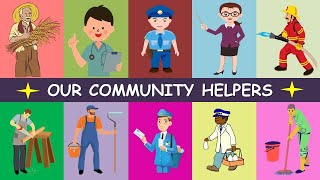 Our Helpers Community Helpers for kids Our Helpers Activity Our Helpers Name Peoples Who Help Us [upl. by Akirret]