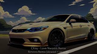 CKay  Love Nwantiti Remix Riminirs Remix slowed  reverb [upl. by Aholla]