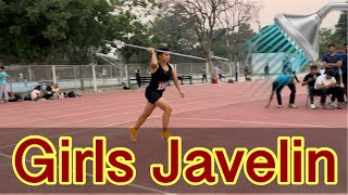 Under20 Girls Javelin Throw Competition At Karan Stadium Karnal [upl. by Huberman]