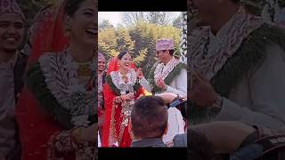 Shrinkhala Khatiwada Wedding Video  Rohit Shirohiya and Shrinkhala khatiwada married [upl. by Ahsinotna]