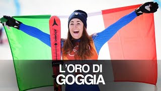 “Mi sento un samurai” Sofia Goggia conquista l’oro ed entra nella storia [upl. by Gerstein322]