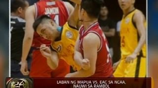 24 Oras Laban ng Mapua vs EAC sa NCAA nauwi sa rambol [upl. by Salvay]