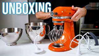 NEW KitchenAid Artisan Stand Mixer  UNBOXING [upl. by Pinzler998]