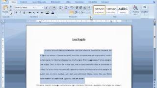 Word 2007  lezione 6  Paragrafo [upl. by Casmey]