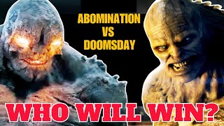 Abomination Vs Doomsday Who Would Win  Abomination Doomsday  Whats On Hollywood [upl. by Aletsirc]