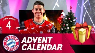 Pantomime w James Rodríguez  FC Bayern Xmas Advent Calendar 4 [upl. by Gabel]