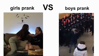 Girls Prank vs Boys Prank [upl. by Kristo]