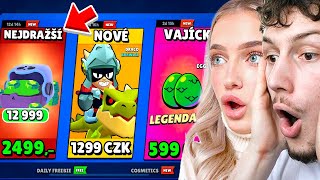 Moje Holka Utratila Všechny Moje PENÍZE do Brawl Stars😭 [upl. by Gradey]