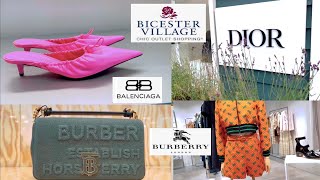 BICESTER VILLAGE DESIGNER OUTLET  SHOP DIORBURBERRYBALENCIAGA  OUTLET PRICE🛍 [upl. by Gnuhp64]