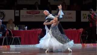 Czech Dance Open 2012  World Open STD  solo Slow Foxtrot  Marco Cavallaro amp Letizia Ingrosso [upl. by Eleonore419]