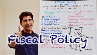 Y1 30 Fiscal Policy  Government Spending and Taxation [upl. by Lletniuq13]