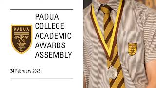 ACADEMIC ASSEMBLY 24 FEB 2022 PADUA COLLEGE [upl. by Neural]