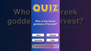 Guess the Greek Goddess of the Harvest 🌾 [upl. by Blim]