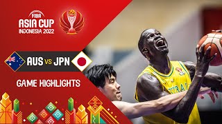 Australia 🇦🇺  Japan 🇯🇵  Basketball Highlights  FIBAASIACUP 2022 [upl. by Dearden431]