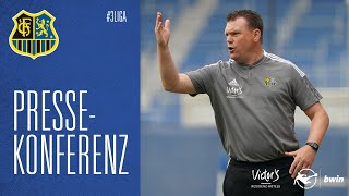 1 FC Saarbrücken  FC Viktoria Köln  Pressekonferenz vor dem Spiel 27 Spieltag [upl. by Nylarad]