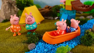 Peppa Wutz Camping Peppa Pig Deutsch Neue Folge  Toy Play Spiele für Kinder Spielzeug Kindergarten [upl. by Rubbico]