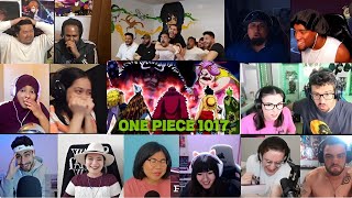 WORST GENERATION VS 2 YONKOU FULL FIGHT  ONE PIECE EPISODE 1017 REACTION MASHUP [upl. by Kenwrick114]