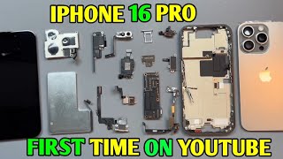 Apple iPhone 16 Pro Teardown First Time on YouTube  Inside Apple’s New Beast [upl. by Niwroc723]