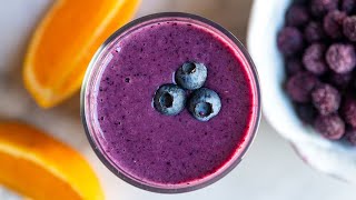 Best Blueberry Smoothie Recipe [upl. by Eupheemia]