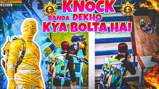 KNOCK BANDA DEKHO KYA BOLTA HAI 😁 BGMI GAME PLAY [upl. by Eudocia]