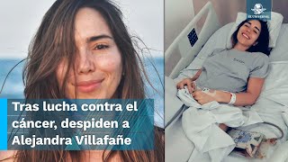 Tras dura batalla contra el cáncer muere la actriz Alejandra Villafañe a los 34 años [upl. by Bergstein]