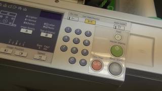 Gestetner 6123b CopyPrinter подготовка к эксплуатации [upl. by Christean]