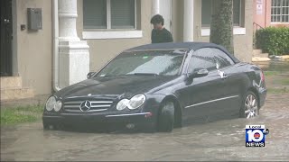 Rain brings flooding to Miami North Miami [upl. by Namyh]