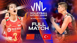 🇨🇳 CHN vs 🇹🇷 TUR  Gold Medal Match  Womens VNL 2023  Full Match [upl. by Adnuahsal]