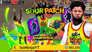 I PLACED TOP 5 IN THE NEW SOUR PATCH EVENT ON NBA2K24 UNLOCKING UNLIMITED BOOSTS  ALL CLOTHING [upl. by Eidde]