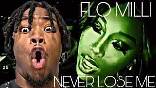 FLO MILLI “NEVER LOSE ME” REACTION [upl. by Leanora]