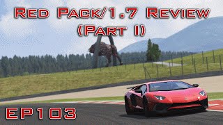 Assetto Corsa Lamborghini Aventador LP7504  Red Pack17 Review  Episode 103 [upl. by Sergo]