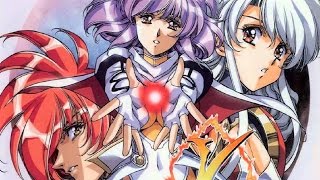 Langrisser V The End of Legend  Sega Saturn  Playstation  OP [upl. by Herstein]