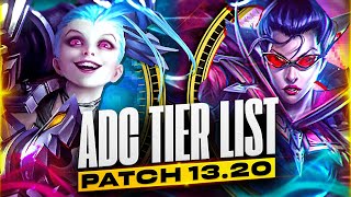 Riot Broke Jinx  ADC Tier List Patch 1320  The Best ADCs to Climb With In 1320 [upl. by Hcelemile]