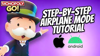 NEW Airplane Mode Glitch Tutorial  iOS amp Android Monopoly Go [upl. by Catlaina]