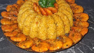 Riz aux crevettes 🍤 أرز بالجمري 🍤 [upl. by Hereld82]